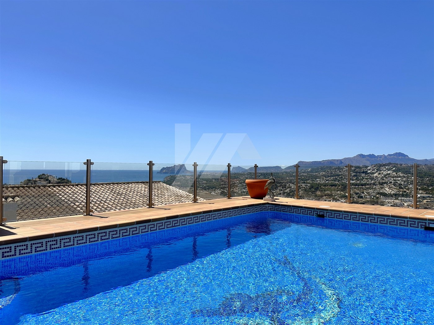 Villa exceptionnelle à vendre avec vue sur la mer à Moraira.
