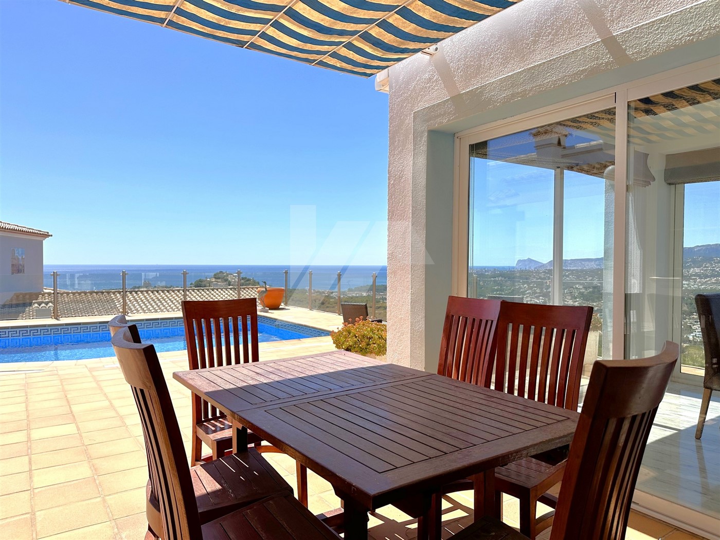 Villa exceptionnelle à vendre avec vue sur la mer à Moraira.