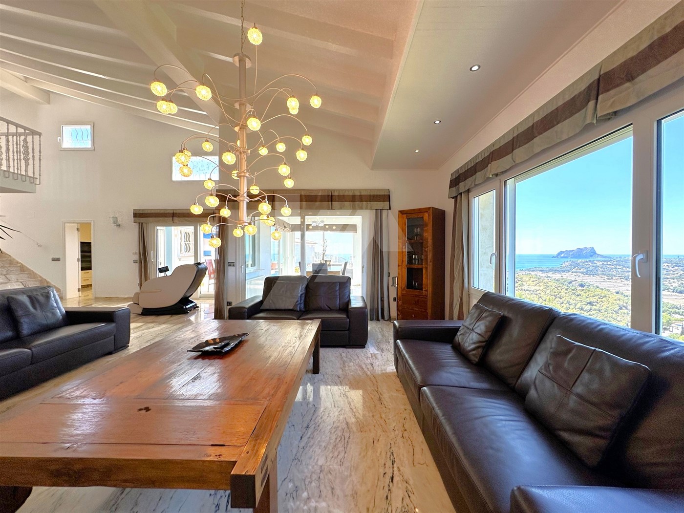 Villa exceptionnelle à vendre avec vue sur la mer à Moraira.