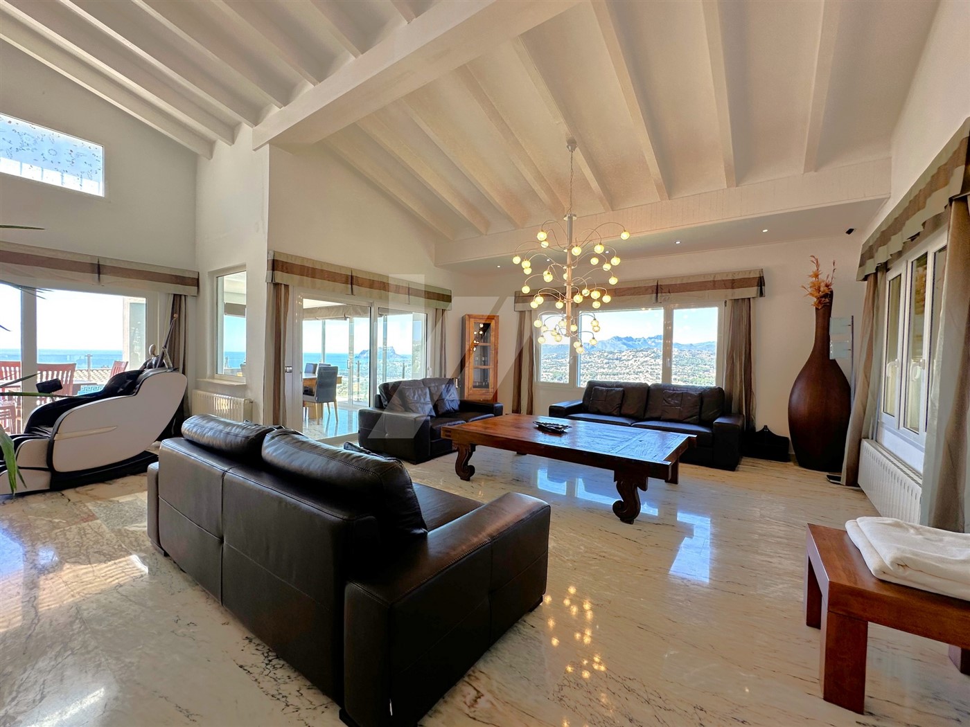 Villa exceptionnelle à vendre avec vue sur la mer à Moraira.