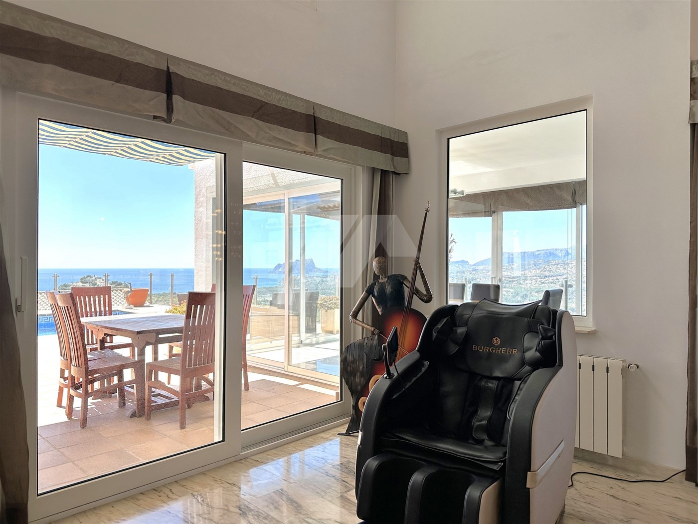Villa exceptionnelle à vendre avec vue sur la mer à Moraira.