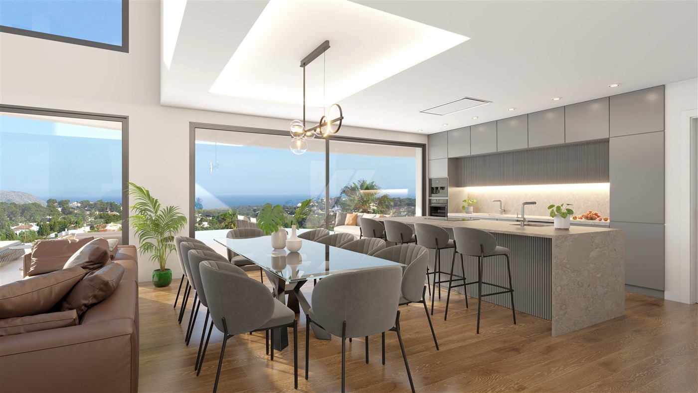 Villa avec vue sur la mer à Moraira, Costa Blanca.
