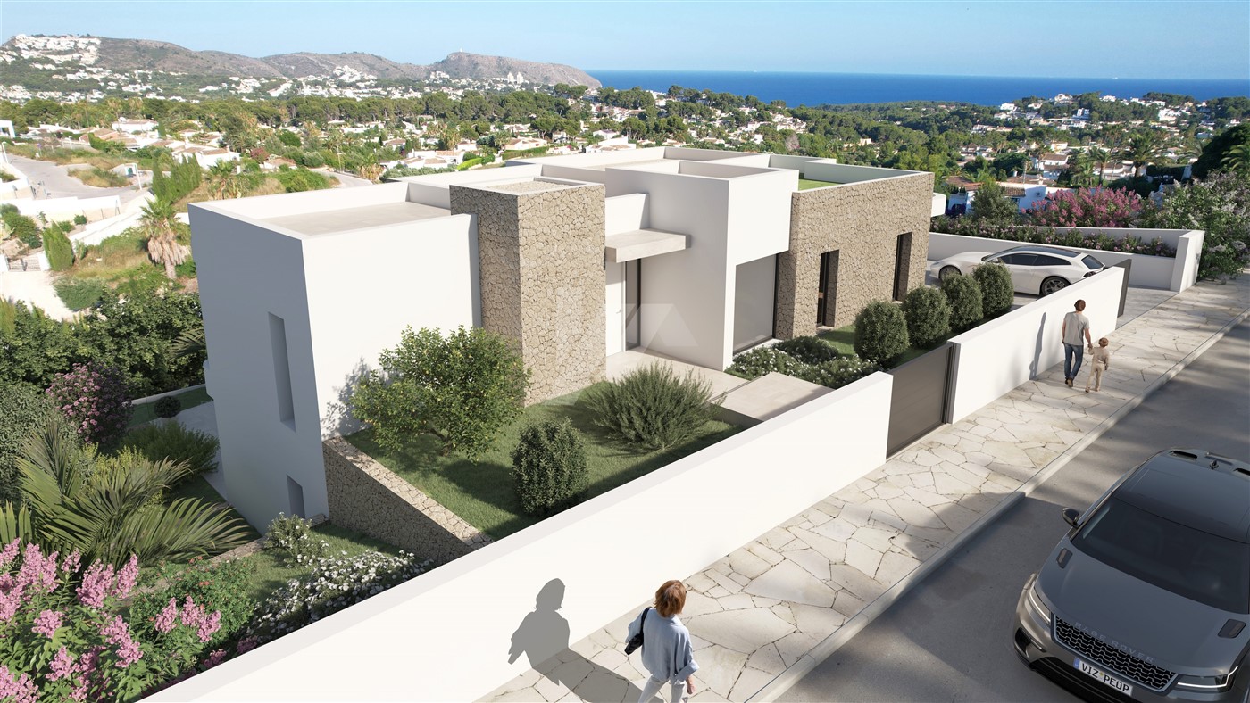 Villa avec vue sur la mer à Moraira, Costa Blanca.