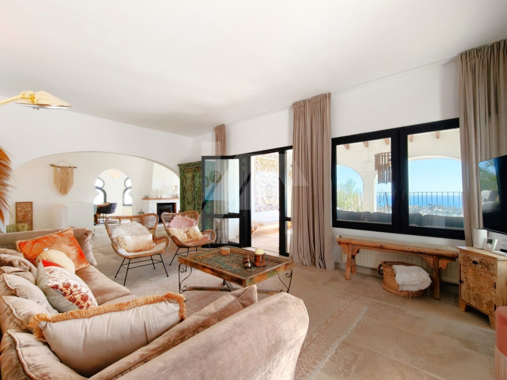 Villa de luxe exclusive avec vue panoramique sur la mer Méditerranée à Moraira, Costa Blanca.