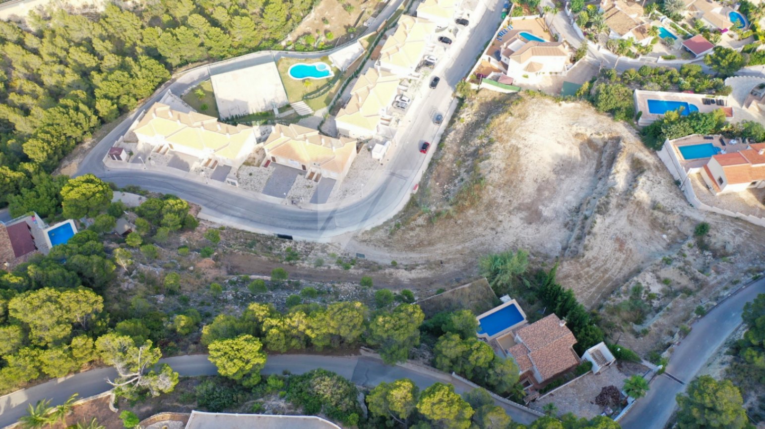 Parcelle à vendre avec vues sur la mer à Calpe, Oltamar - 6004 m² de terrain