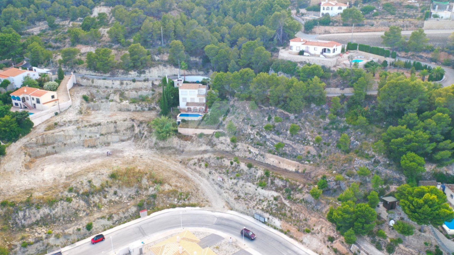 Parcelle à vendre avec vues sur la mer à Calpe, Oltamar - 6004 m² de terrain